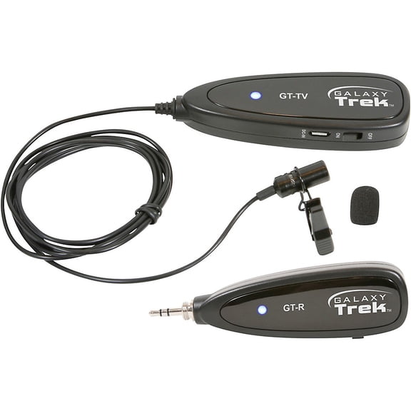 Galaxy Audio GT-VX Trek Portable Wireless Cardioid Condenser Lavalier Mic