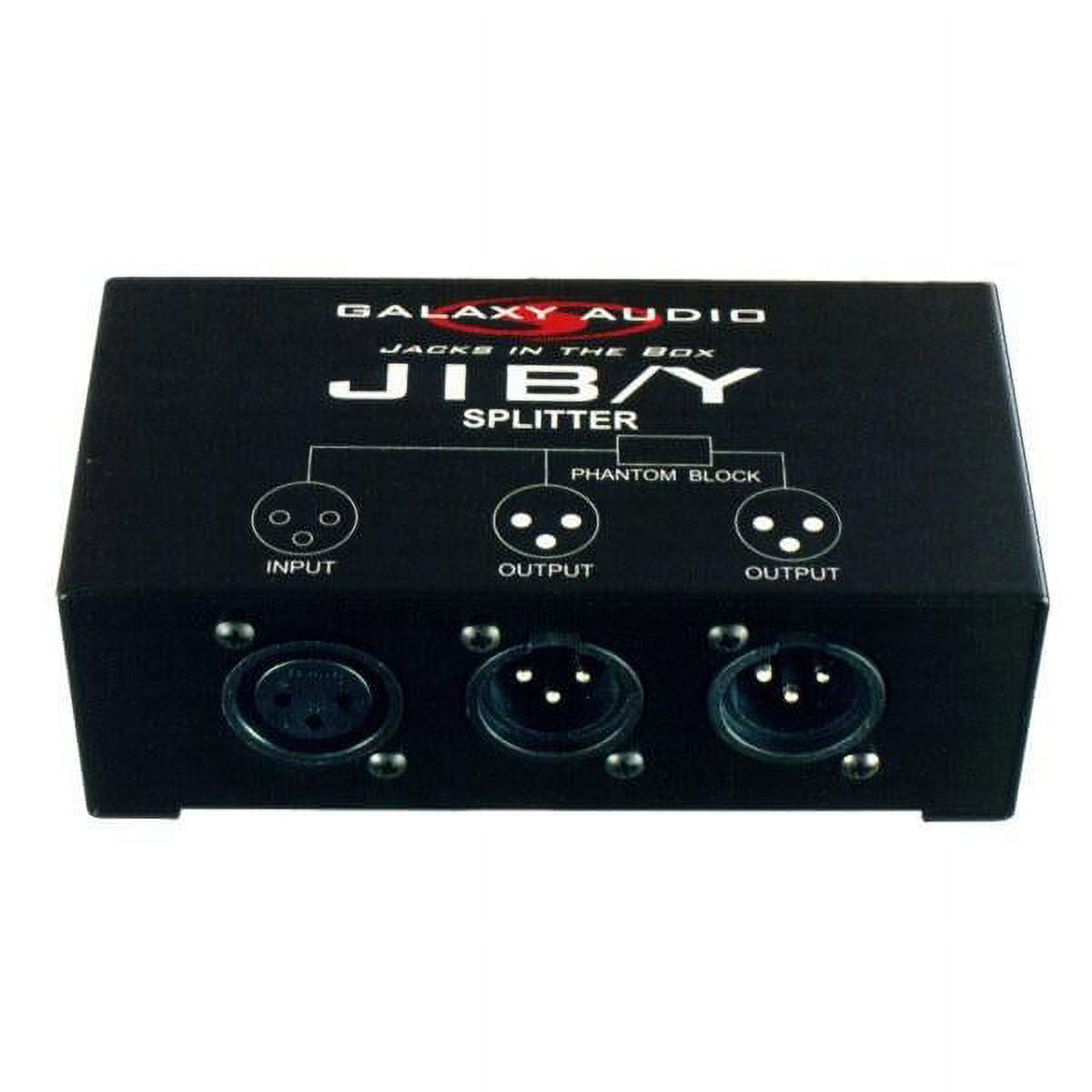 Galaxy Audio JIB/Y Xlr Microphone Splitter Phantom Block Circuitry 2