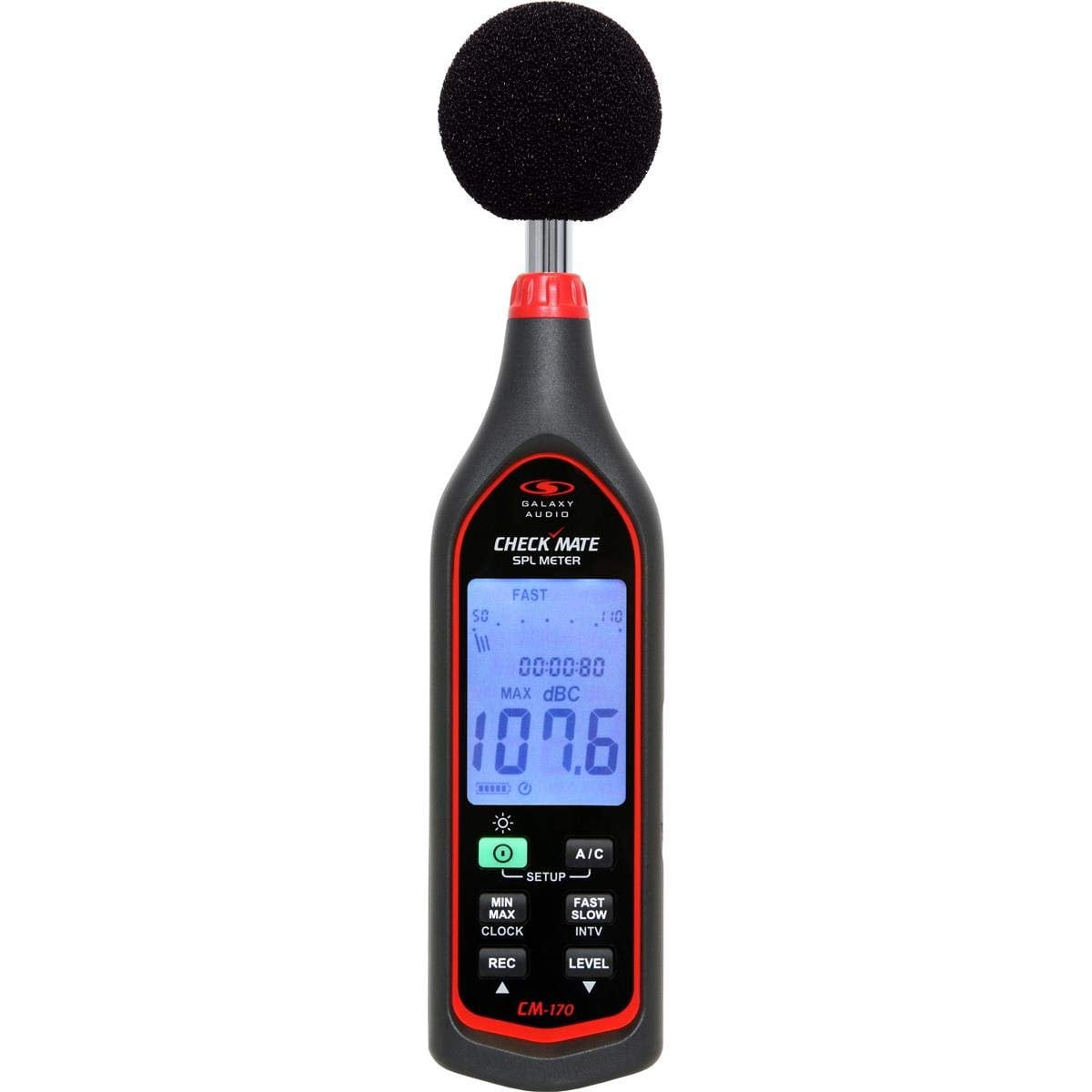 Galaxy Audio CM-170 Check Mate Handheld SPL Sound Pressure Level Meter ...