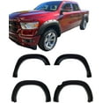 thumbnail image 1 of Galaxy Auto Fender Flares for 2019-22 Dodge Ram 1500 (Excluding Classic/Warlock Models) - Pocket Riveted Style in Paintable Smooth Matte Black - 4 Piece Set, 1 of 5