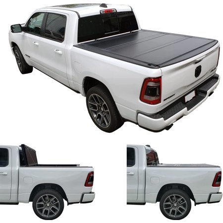 Galaxy Auto Low Profile Hard Tri-Fold for 2020-22 Chevy Silverado/GMC Sierra 5.8' Bed - Flush Mount Trifold Truck Bed Tonneau Cover