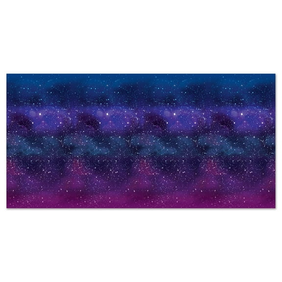 Galaxy Backdrop 4' X 30'- 6 Pack(1 Per Package)- Insta Theme