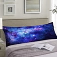 thumbnail image 1 of Galaxy Body Pillow Cover Blue Purple Outer Space Nebula Universe Star Night Starry Sky Long Pillow Case Protector With Zipper Decorative Soft Large Pillow Cases Covers For Bedroom,Couch,20"x54", 1 of 6