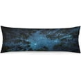 thumbnail image 1 of Galaxy Body Pillow Cover,Milky Way and Tree Forest with Starry,Night Sky Long Pillow Case Protector with Zipper Decorative Pillowcase Soft Large Pillow Cases Covers for Bed,Couch 20"x54", 1 of 6