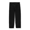 thumbnail image 1 of Galaxy Boys' Flat Front Slim Fit School Uniform Pants - black, 5 (Little Boys), 1 of 2