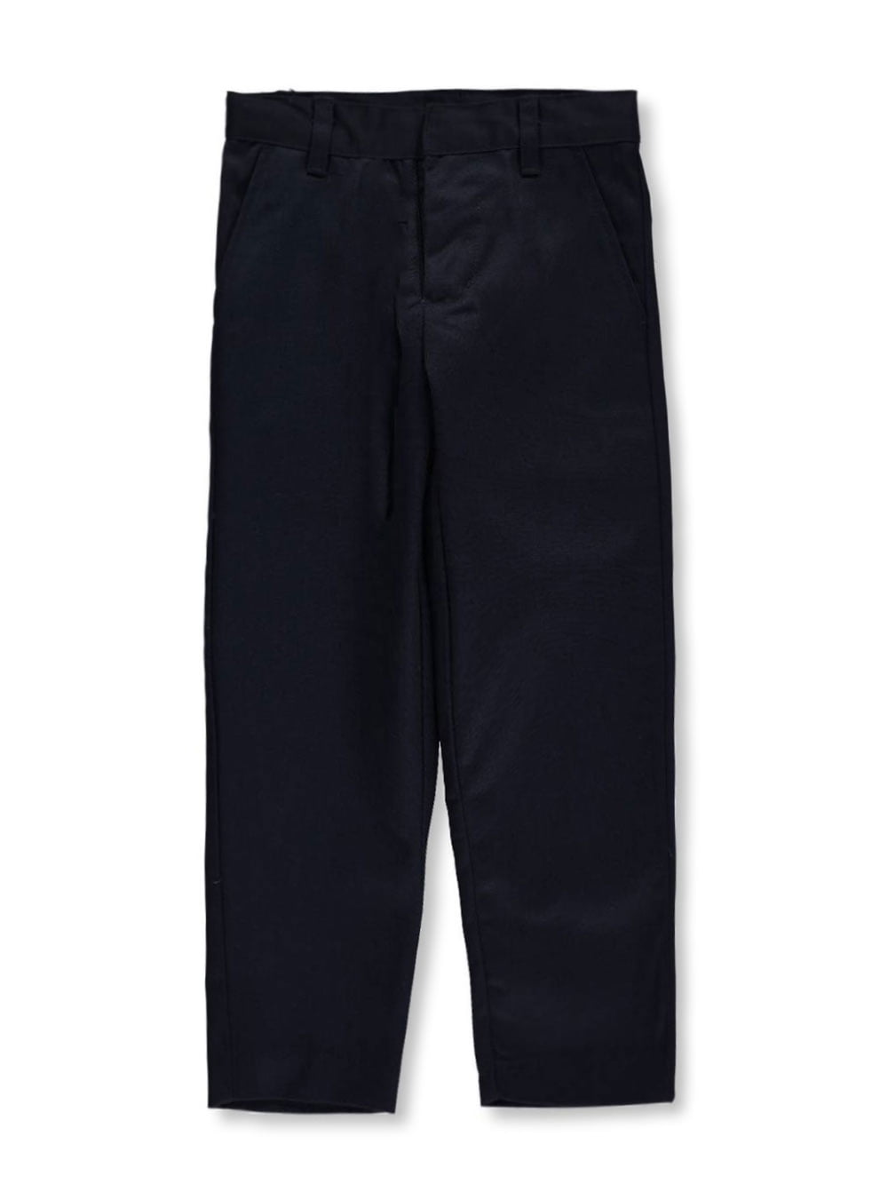 Galaxy Boys' Flat Front Slim Fit School Uniform Pants navy, 6 (Little