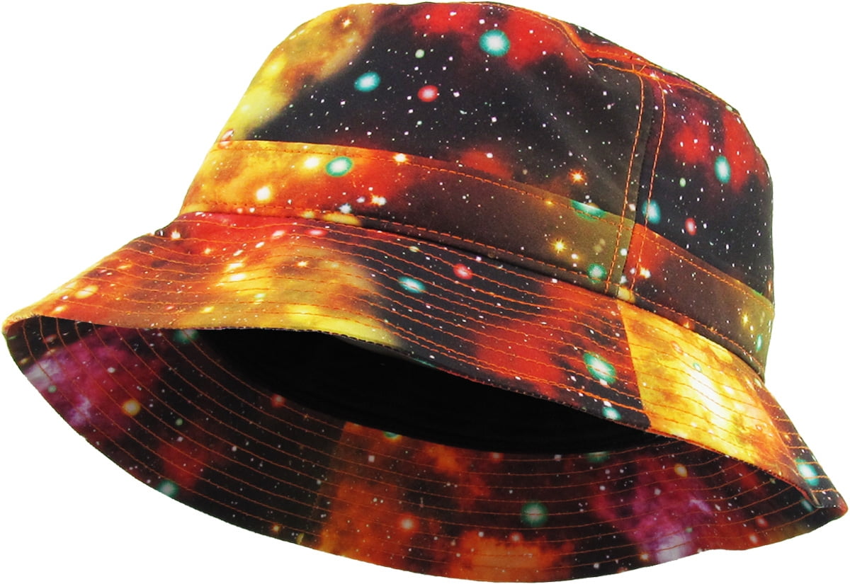 Galaxy Bucket Hat Fashion Space Print Summer Cap - Walmart.com