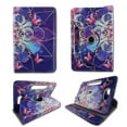thumbnail image 1 of Galaxy Butterfly folio tablet Case for Zeki 7 inch android tablet cases 7 inch Slim fit standing protective rotating universal PU leather standing cover, 1 of 2