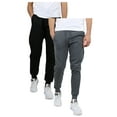 thumbnail image 1 of Galaxy By Harvic 2-Pack Men's Fleece Jogger Sweatpants (Sizes: S-2XL), 1 of 5