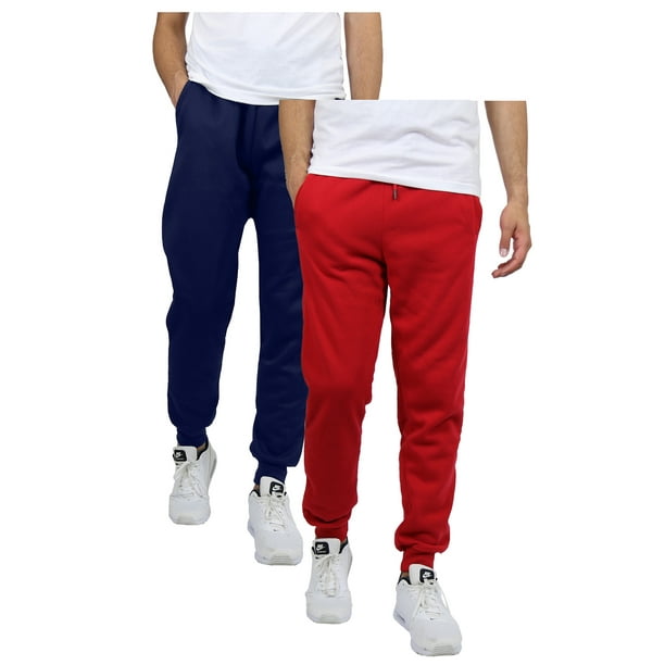 Galaxy By Harvic 2 Pack Men s Fleece Jogger Sweatpants Sizes S 2XL Walmart Business Supplies