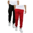 thumbnail image 1 of Galaxy By Harvic 2-Pack Men's Fleece Jogger Sweatpants (Sizes: S-2XL), 1 of 5