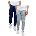 thumbnail image 1 of Galaxy By Harvic 2-Pack Men's Fleece Jogger Sweatpants (Sizes: S-2XL), 1 of 5