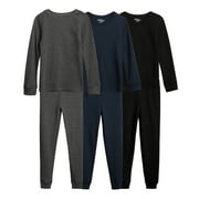 GALAXY BY HARVIC Boys Thermal Set - 6 Piece Waffle Knit Thermal Shirt & Boys Long Underwear (2T-16)