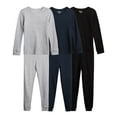 thumbnail image 1 of Galaxy by Harvic Boys Thermal Set Waffle Knit Toddler Boys Thermal Shirt & Long Underwear 6 Piece, 1 of 7