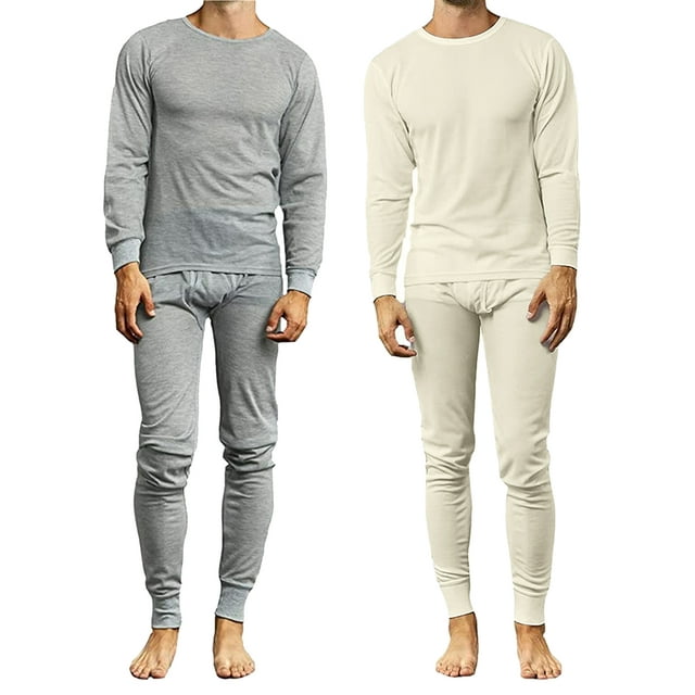 Galaxy By Harvic Men's Lightweight Thermal Sets 2 Top and Bottom Sets (S2XL), Premium Fabric