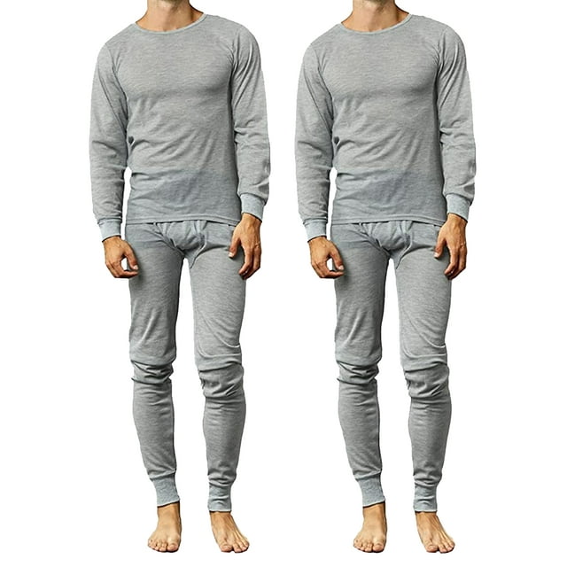 Galaxy By Harvic Men's 4Piece Lightweight Thermal Set Of Both A