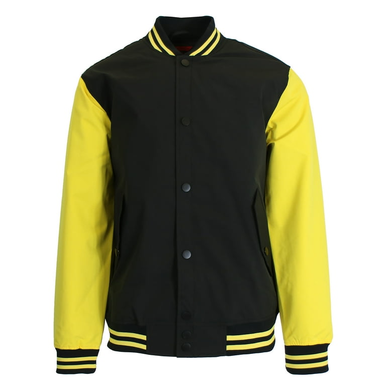 Galaxy By Harvic Men s Lightweight Polyester Multi Pocket Varsity