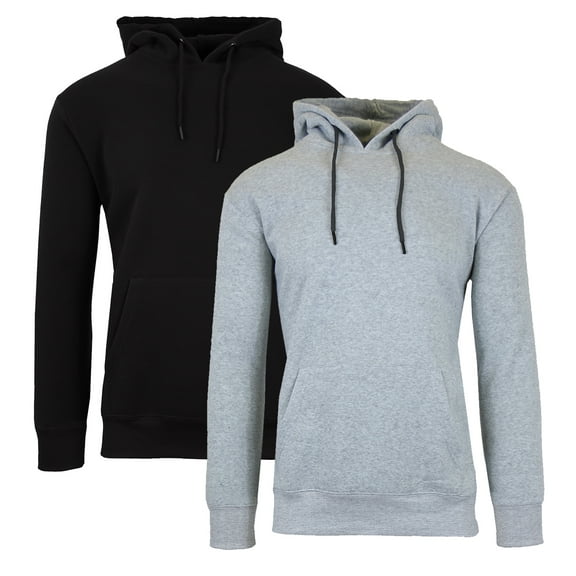 Galaxy By Harvic Mens Heavyweight Fleece Lined Pullover Hoodie 2 Pack(M-2XL)