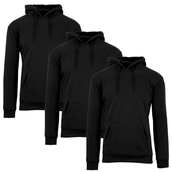 Galaxy By Harvic Mens Heavyweight Fleece Lined Pullover Hoodie 3 Pack(M-2XL)