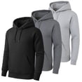 thumbnail image 1 of Galaxy By Harvic Mens Heavyweight Fleece Lined Pullover Hoodie 3 Pack(M-2XL), 1 of 8
