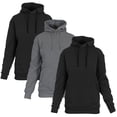 thumbnail image 1 of Galaxy By Harvic Womens Heavyweight Fleece Lined Pullover Hoodie 3 Pack (M-2XL), 1 of 5