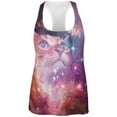 thumbnail image 1 of Galaxy Cat All Over Womens Tank Top - Large, 1 of 2