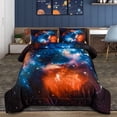 thumbnail image 1 of Galaxy Comforter Sets 3D Outer Space Themed Bedding All-Season Quilted Duvet for Children Boy Gir, 1 of 5