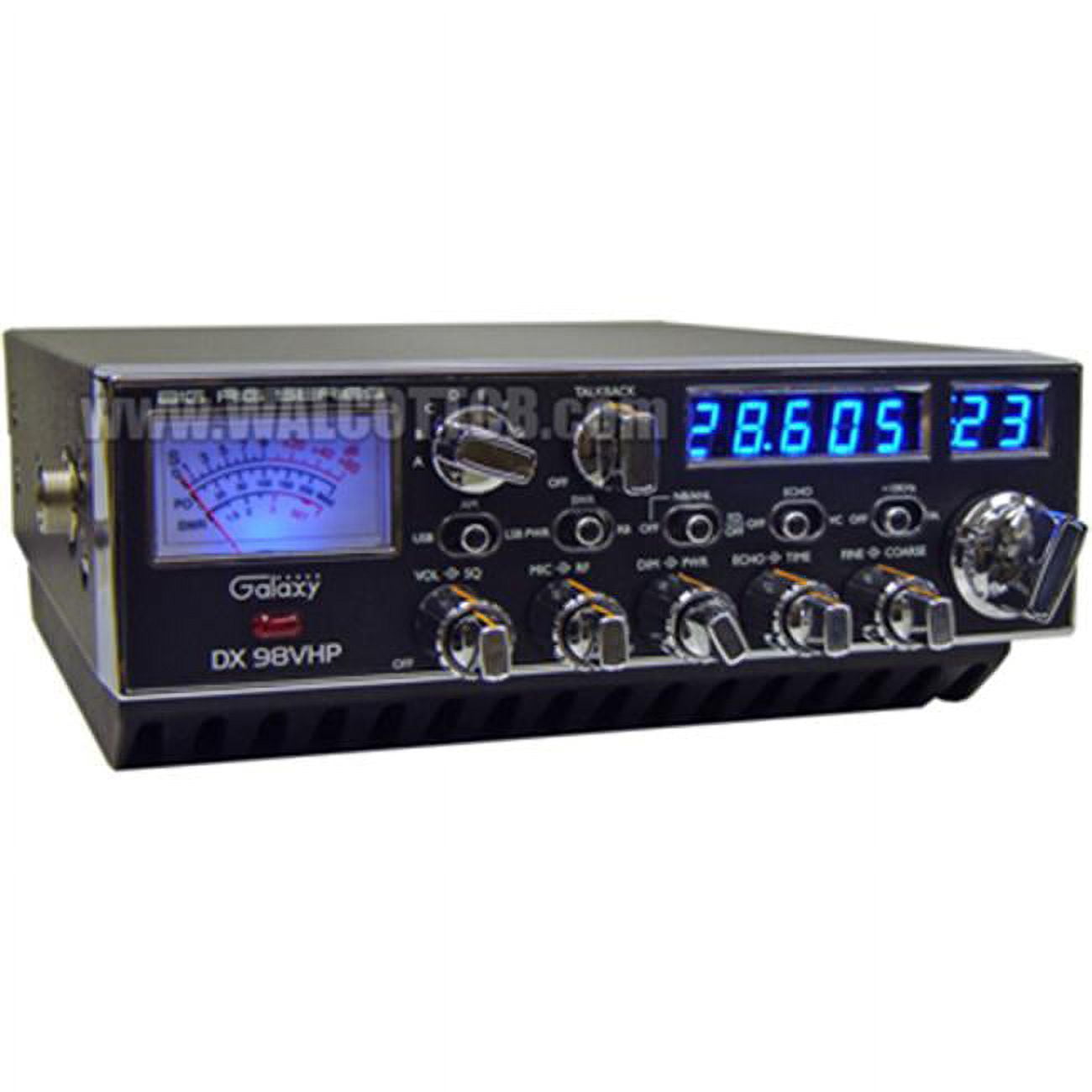 Galaxy DX98VHP 200 Watt 10Meter Am-Usb-Lsb Echotbrb - Walmart.com