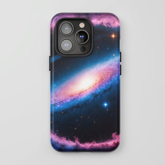 Galaxy Design For All iPhone Series Tough Phone Case Space Theme
