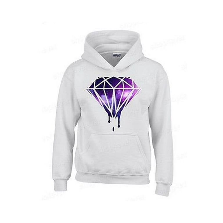 Diamond white hoodie online
