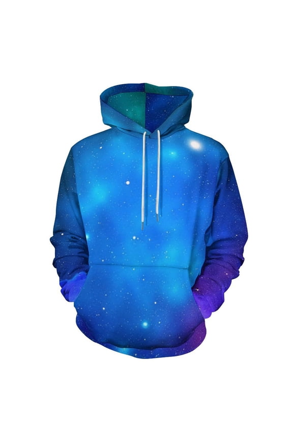 Galaxy Dream Clouds 3D Print Hoodie Men Women Autumn Thin Pullover Sweatshirt Vintage Streetwear Tops