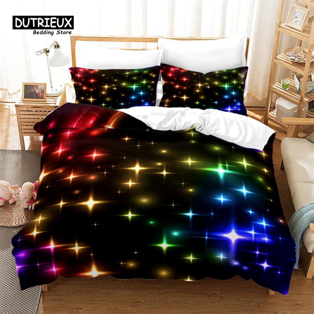 galaxy-duvet-cover-king-size-modern-universe-star-print-bedding-set