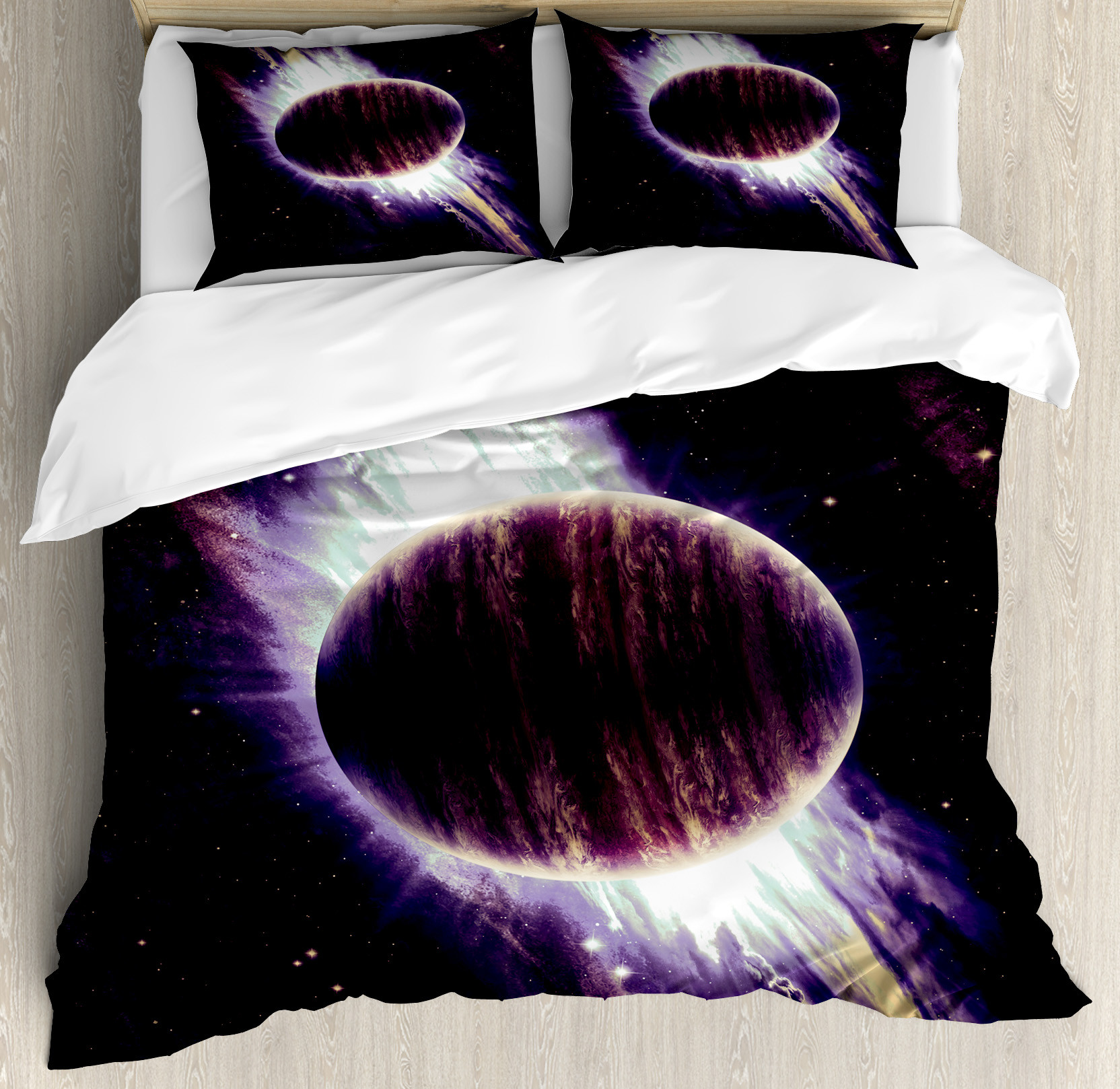 Light Speed Galaxy Space Print Duvet Cover Bedding Set