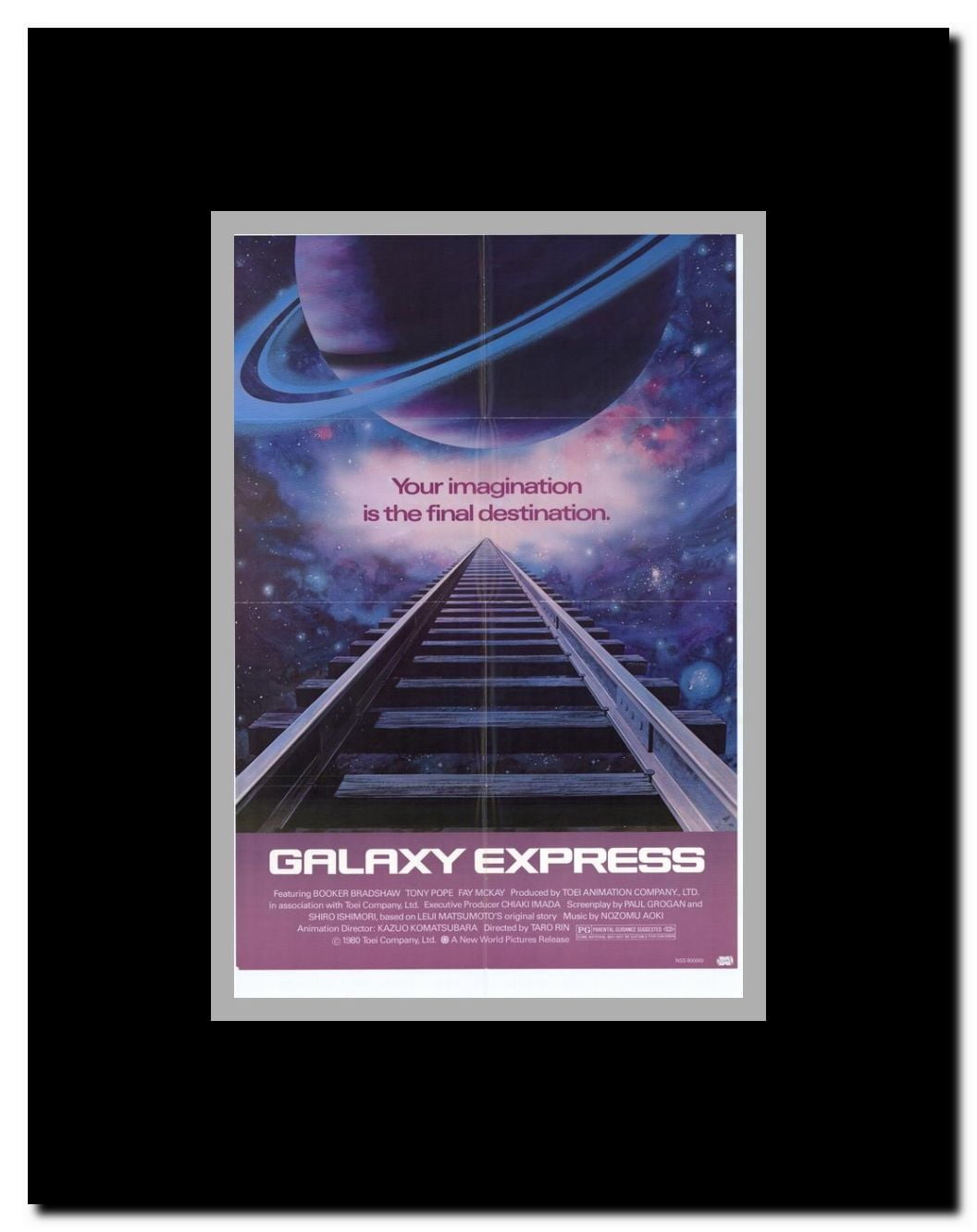Galaxy Express Framed Movie Poster