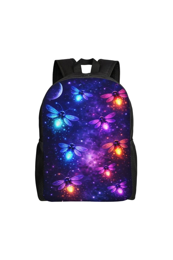 Galaxy Firefly Night Backpack Large Capacity Laptop Bag for Men and Women