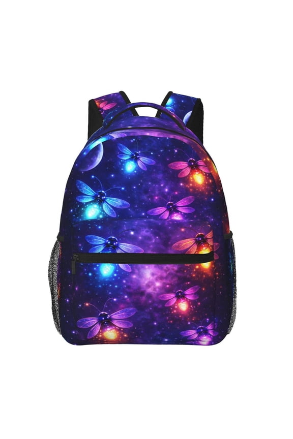 Galaxy Firefly Night Backpack Lightweight Rucksack Travel Bag for Men and Women