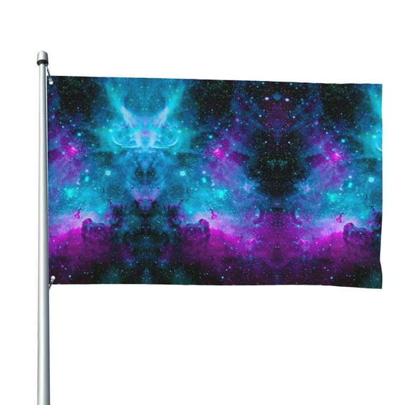 Galaxy Flag 4x6ft Cool Funny Flag Banner For Dorm Bedroom Wall Decor Indoor Outdoor