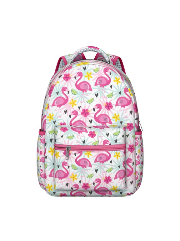 Galaxy Flamingo Space Backpack - Cosmic Color Scheme with Glow-in-the-Dark Elements, STEM Student Favorite for Science & Astronomy Lovers
