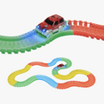 thumbnail image 1 of Galaxy Flex-Track 220 Piece Glow Track with Electric LED Light Car, 1 of 8