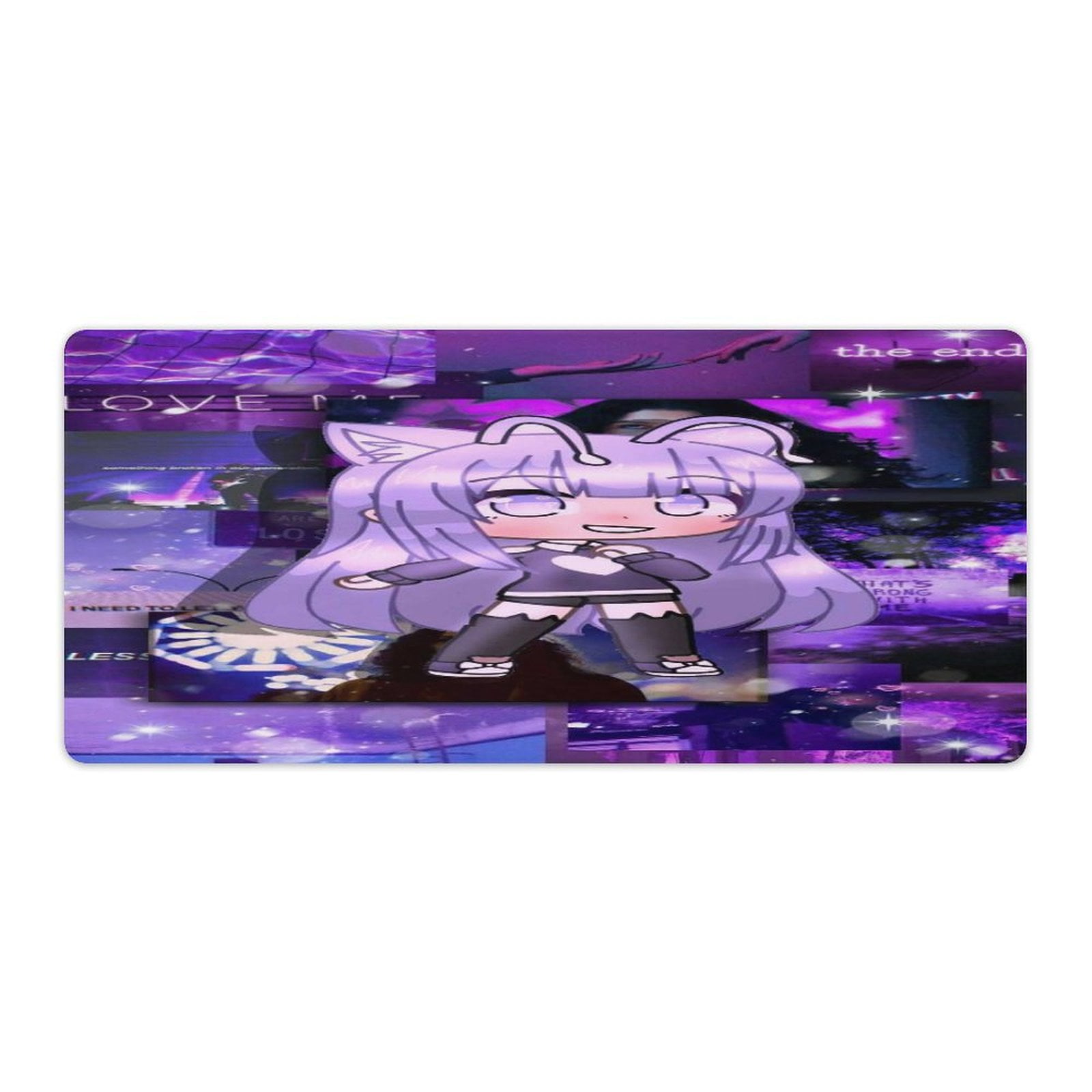 Galaxy Gacha Life Computer Mouse Mat with Anti-Slip Rubber Base Anti ...