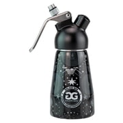 Galaxy Gas Black Color Whipped Cream Dispenser, Half Pint Aluminum Cream Whipper, Whipped Cream Canister, 250 ml