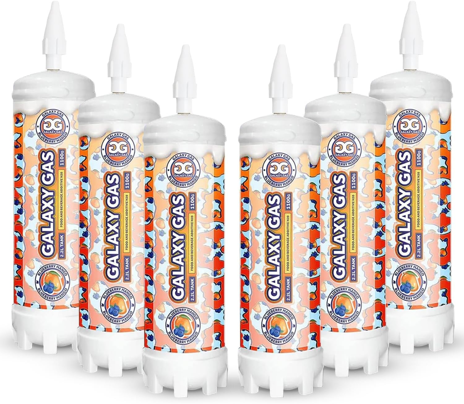 Galaxy Gas Blueberry Mango Flavor Whipped Cream Dispenser Cartridge