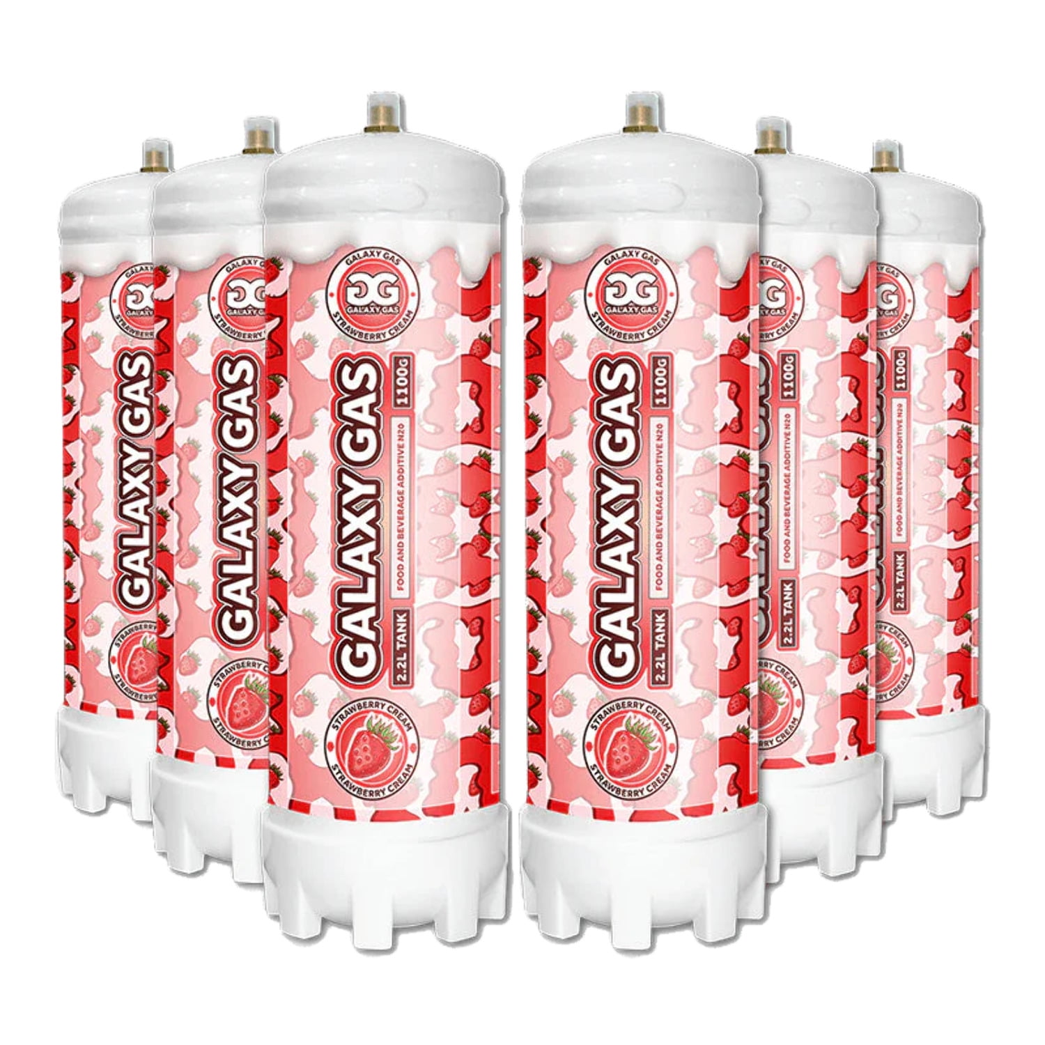 Galaxy Gas Strawberry Flavor,Whipped Cream Dispenser Cartridge Tank