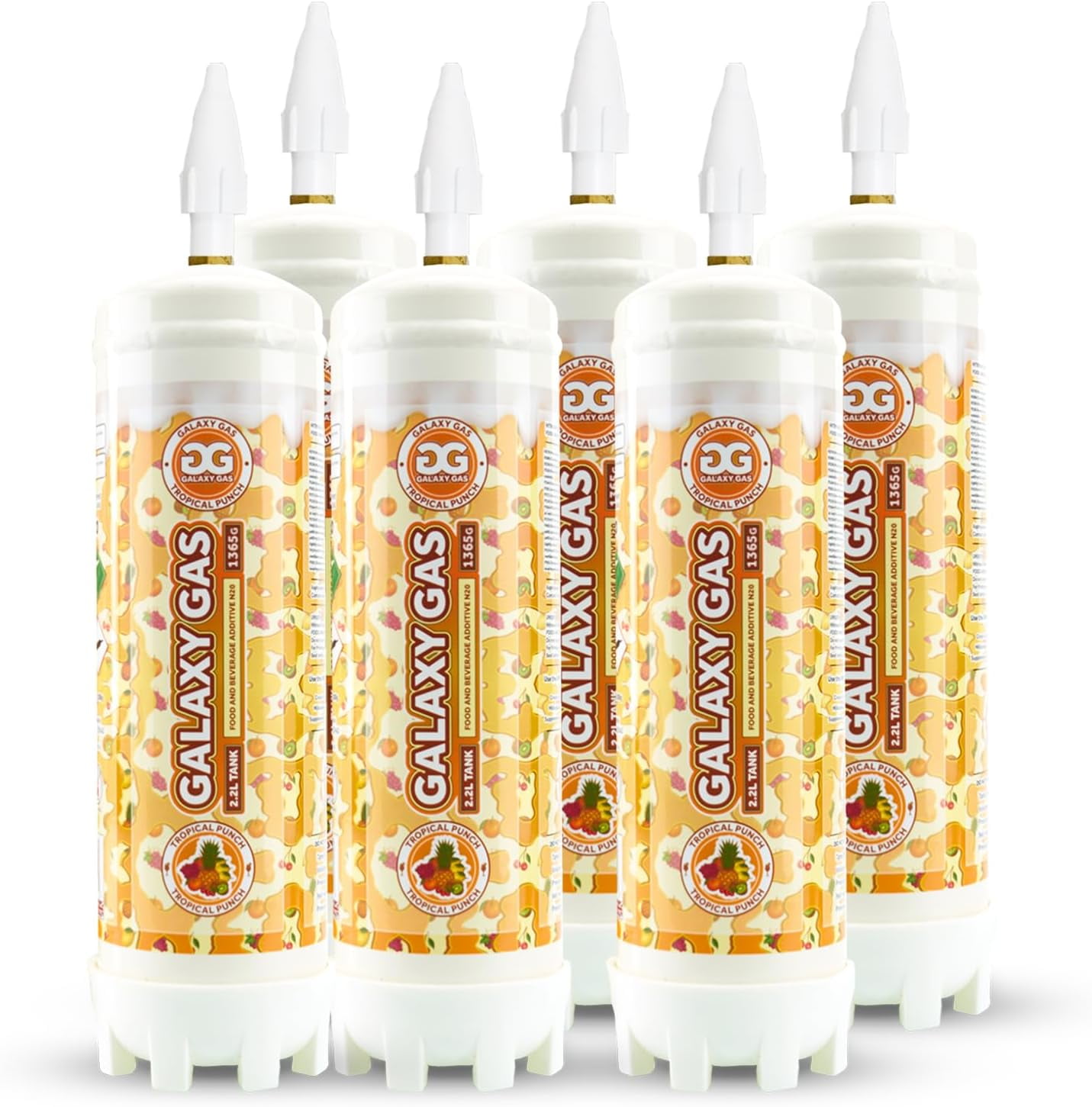 Galaxy Gas Tropical Punch Flavor, Whipped Cream Dispenser Cartridge