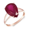 thumbnail image 1 of Galaxy Gold 14K Solid Gold 4.75 Carat Natural Ruby Ring for Women - Rose Gold Fine Jewelry, 1 of 2