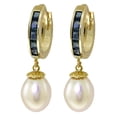 thumbnail image 1 of Galaxy Gold 14K Solid Gold Natural Pearl Earrings for Women - Yellow Gold Fine Jewelry, 1 of 1