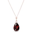 thumbnail image 1 of Galaxy Gold 14K Rose Gold Garnet Pendant Necklace - January Birthstone - Passion & Protection - 16" to 24" - Fine Jewelry for Women, 1 of 2