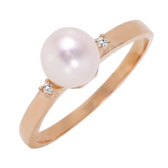 Galaxy Gold 14K Solid Gold 1.02 Carat Natural Diamond Ring for Women - Rose Gold Fine Jewelry