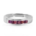thumbnail image 1 of Galaxy Gold 14K White Gold Natural Amethysts Ring - February Birthstone - Peace & Wisdom - Sizes 5.5 to 11 - Fine Jewelry for Women, 1 of 2