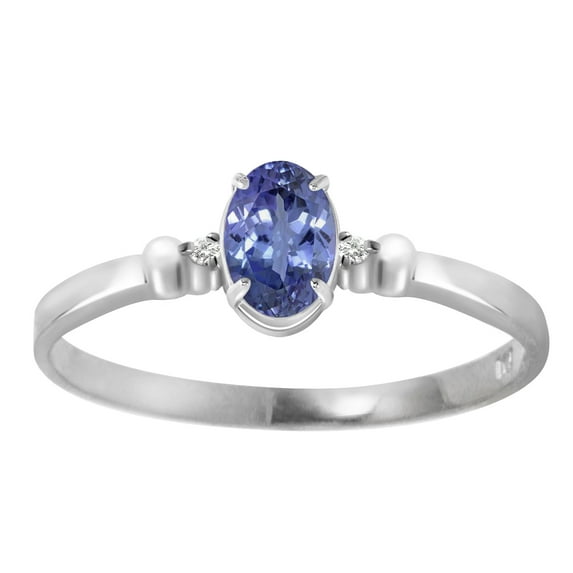 Galaxy Gold 14K Solid Gold Natural Diamond Ring for Women - White Gold Fine Jewelry